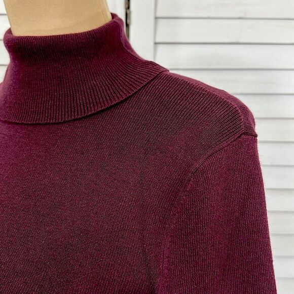 Chico's Sweater Size 1 (8) Mock Neck Long Sleeve NWOT - Picture 6 of 12